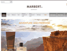 Tablet Screenshot of marbert.de